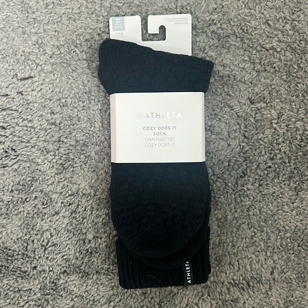 Athleta Cozy Does It Sock